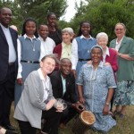 Avec le soeurs missionnaires et des prêtres de la RDC