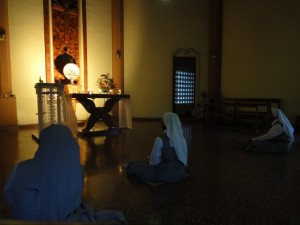 Adoration dans la nuit - monastère de Nagoda - SFB
