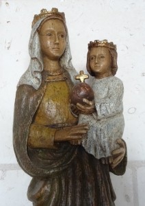 Vierge Marie et l'Enfant Jésus  - monastère cistercien d'Echourgnac